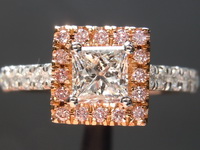 0.53ct E Internally Flawless Princess Cut Diamond Ring R5801