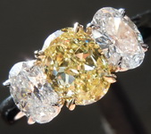 SOLD.......78ct Intense Yellow VS1 Oval Diamond Ring R7261