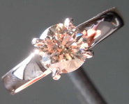 0.80ct N (Brown) I1 Round Brilliant Diamond Ring R7458