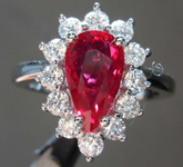 SOLD.....1.99ct Pear Shape Ruby Ring R8372