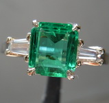 SOLD.....1.38ct Emerald Cut Emerald Ring R8456