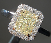 SOLD...1.20ct Y-Z VVS1 Radiant Cut Diamond Ring R8863