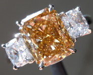 SOLD....2.68ct Brown Radiant Cut Lab Grown Diamond R9958