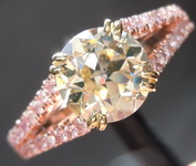 SOLD...1.34ct S-T SI1 Old European Cut Diamond Ring R9996